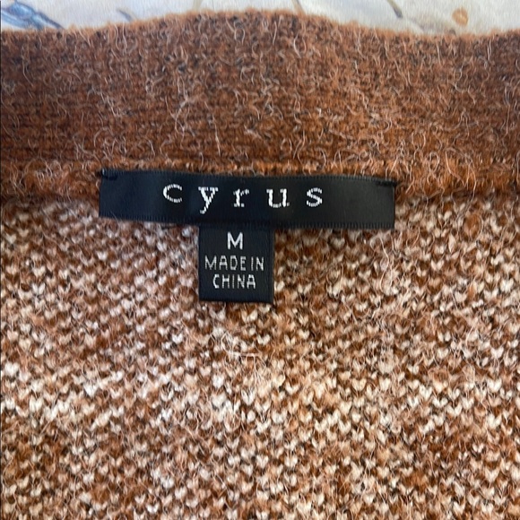 Cyrus windowpane Brown Plaid Women's Sweater - Picture 2 of 2